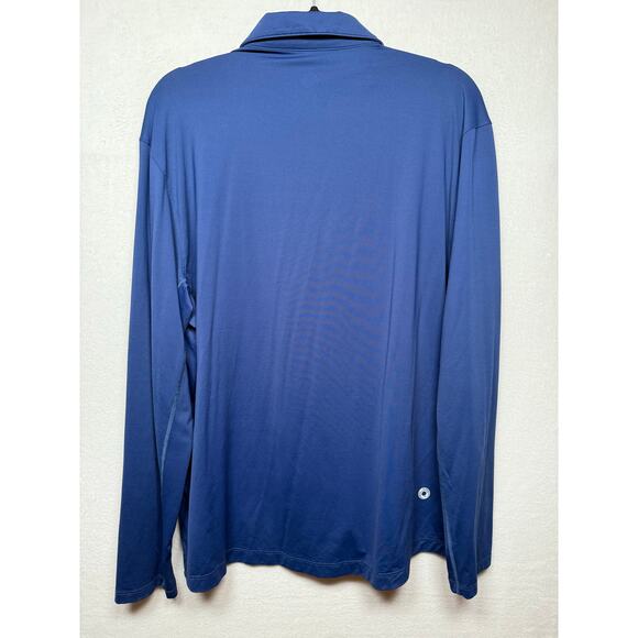 Bloq UV Men's Collared Polo Shirt, Size XL, SPF, Performance, Sun Protection - Picture 3 of 5